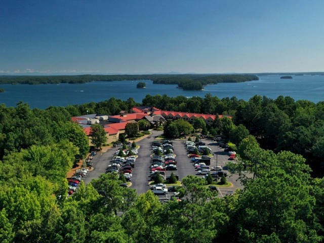 Aerial of Legacy Lodge