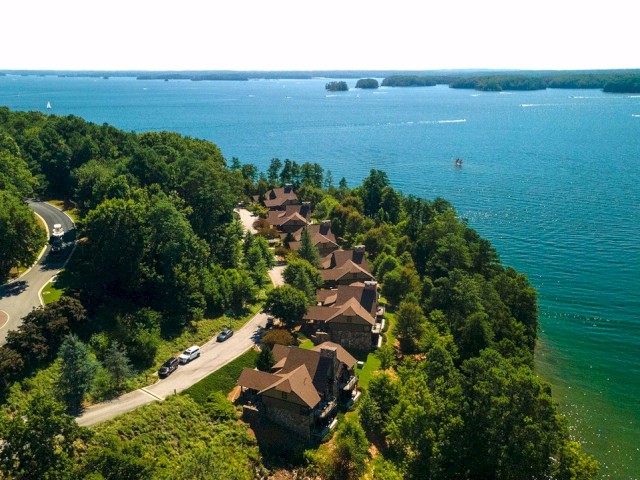 Aerial of Villas