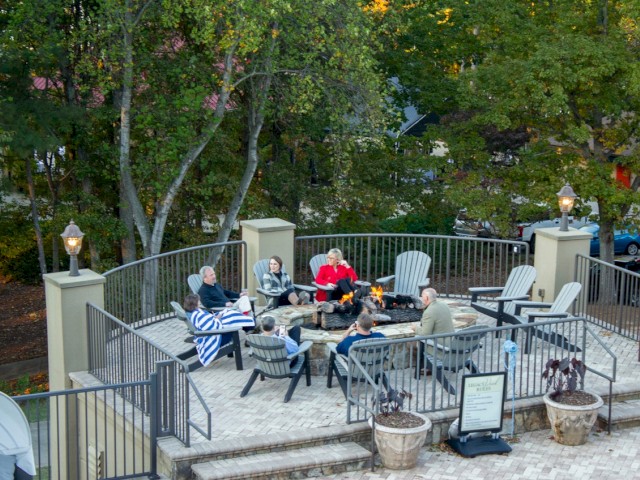 Poolside Fire Pit