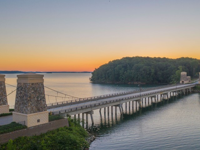 Bridge Entrance to Resort