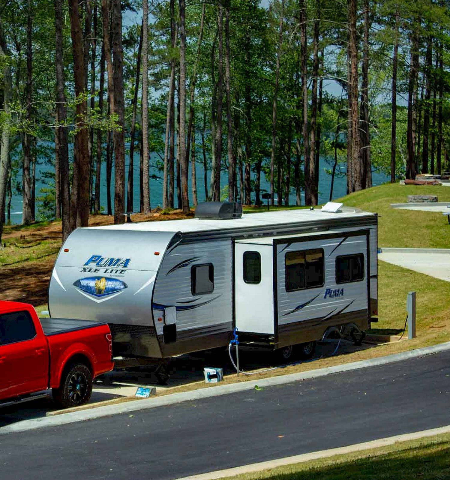 Camping on Lake Lanier